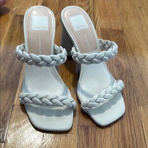 Dolce Vita Women's Cream Braided Heels